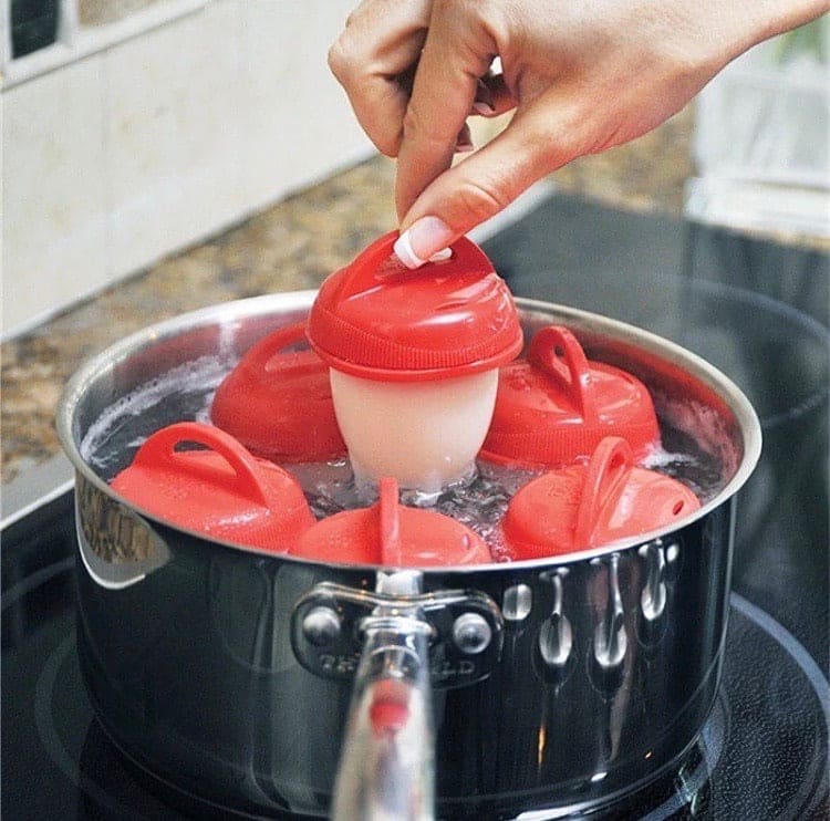 Pack Of 6 Silicone Egg Boiler, Egg Cooker, Egg Poachers Pack Of 6 Silicone Egg Boiler, Egg Cooker, Egg Poachers